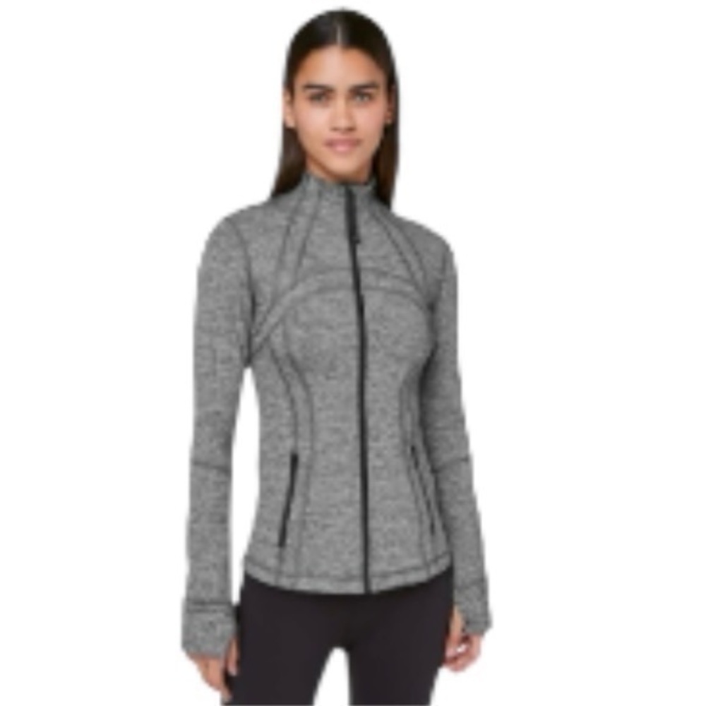 Lululemon Women's Athletica Define Jacket Size 4  w/ Thumb Hole Full Zip